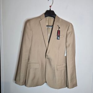 J.ferrar Florence Brown Suit Jacket Slim Size 38 Short